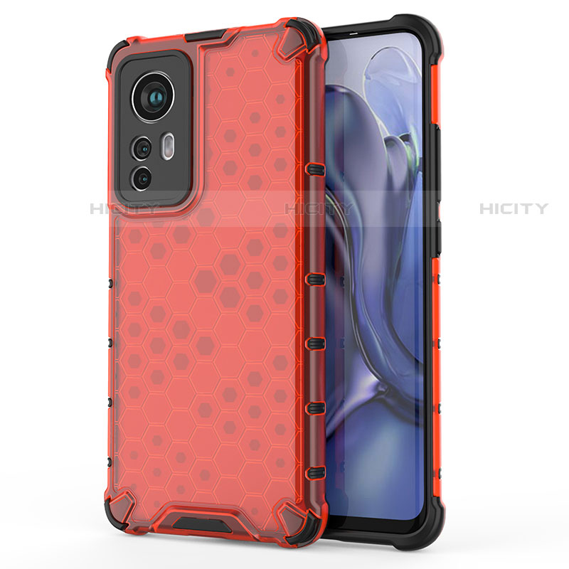 Silikon Hülle Handyhülle Ultra Dünn Flexible Schutzhülle 360 Grad Ganzkörper Tasche S04 für Xiaomi Mi 12 Pro 5G Rot