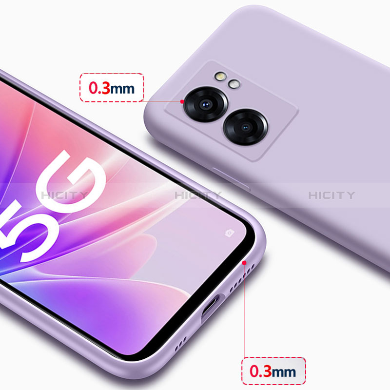 Silikon Hülle Handyhülle Ultra Dünn Flexible Schutzhülle 360 Grad Ganzkörper Tasche S05 für Oppo A56S 5G