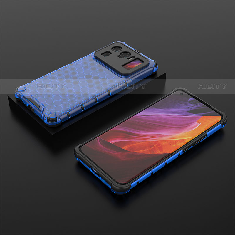 Silikon Hülle Handyhülle Ultra Dünn Flexible Schutzhülle 360 Grad Ganzkörper Tasche S05 für Xiaomi Mi 11 Ultra 5G Blau