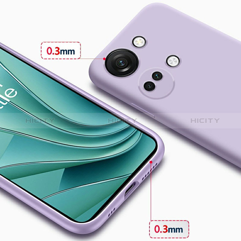 Silikon Hülle Handyhülle Ultra Dünn Flexible Schutzhülle 360 Grad Ganzkörper Tasche YK1 für OnePlus Ace 2V 5G groß