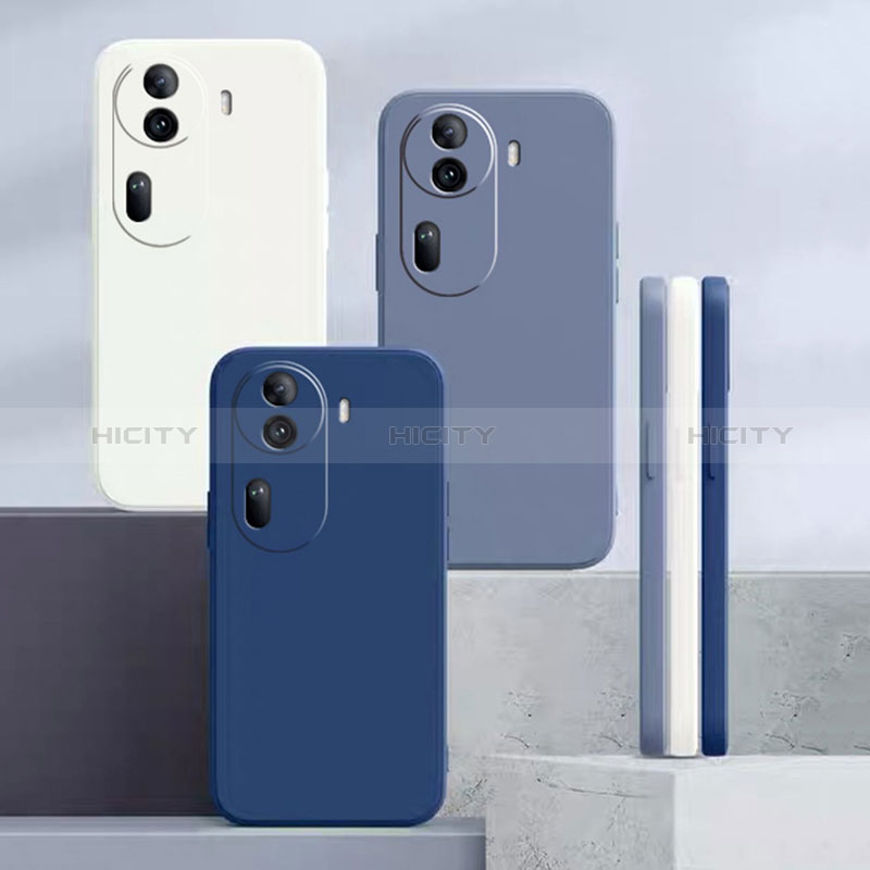 Silikon Hülle Handyhülle Ultra Dünn Flexible Schutzhülle 360 Grad Ganzkörper Tasche YK1 für Oppo Reno11 Pro 5G groß