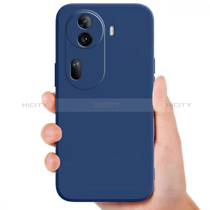 Silikon Hülle Handyhülle Ultra Dünn Flexible Schutzhülle 360 Grad Ganzkörper Tasche YK1 für Oppo Reno11 Pro 5G groß