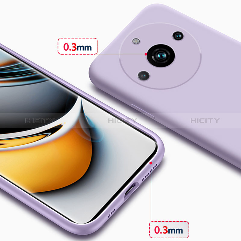 Silikon Hülle Handyhülle Ultra Dünn Flexible Schutzhülle 360 Grad Ganzkörper Tasche YK1 für Realme 11 Pro 5G groß