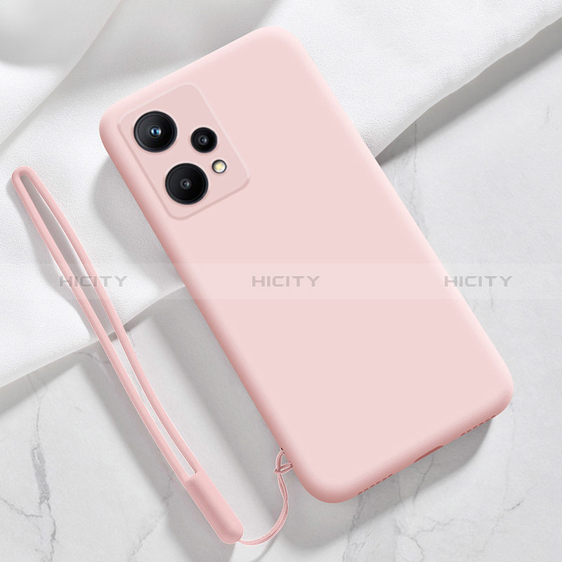 Silikon Hülle Handyhülle Ultra Dünn Flexible Schutzhülle 360 Grad Ganzkörper Tasche YK1 für Realme 9 5G Rosa