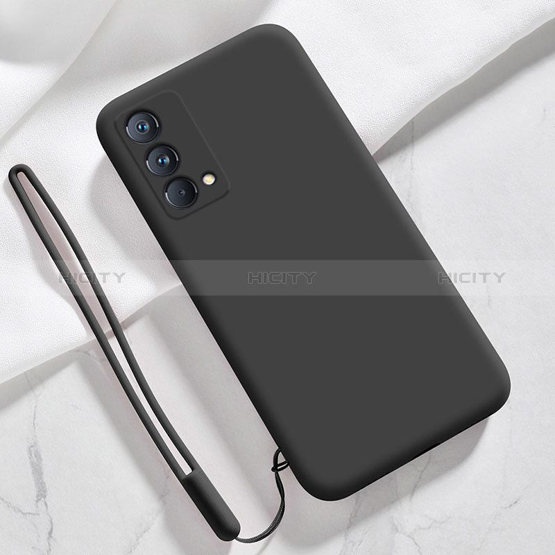 Silikon Hülle Handyhülle Ultra Dünn Flexible Schutzhülle 360 Grad Ganzkörper Tasche YK1 für Realme GT Master 5G Schwarz