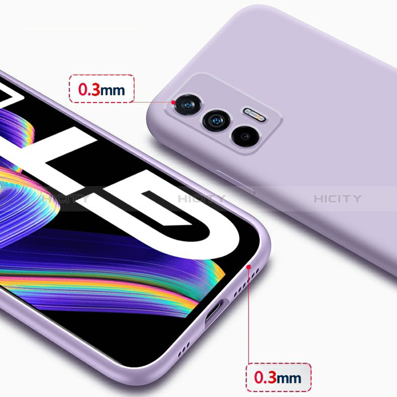 Silikon Hülle Handyhülle Ultra Dünn Flexible Schutzhülle 360 Grad Ganzkörper Tasche YK1 für Realme Q3 Pro 5G groß