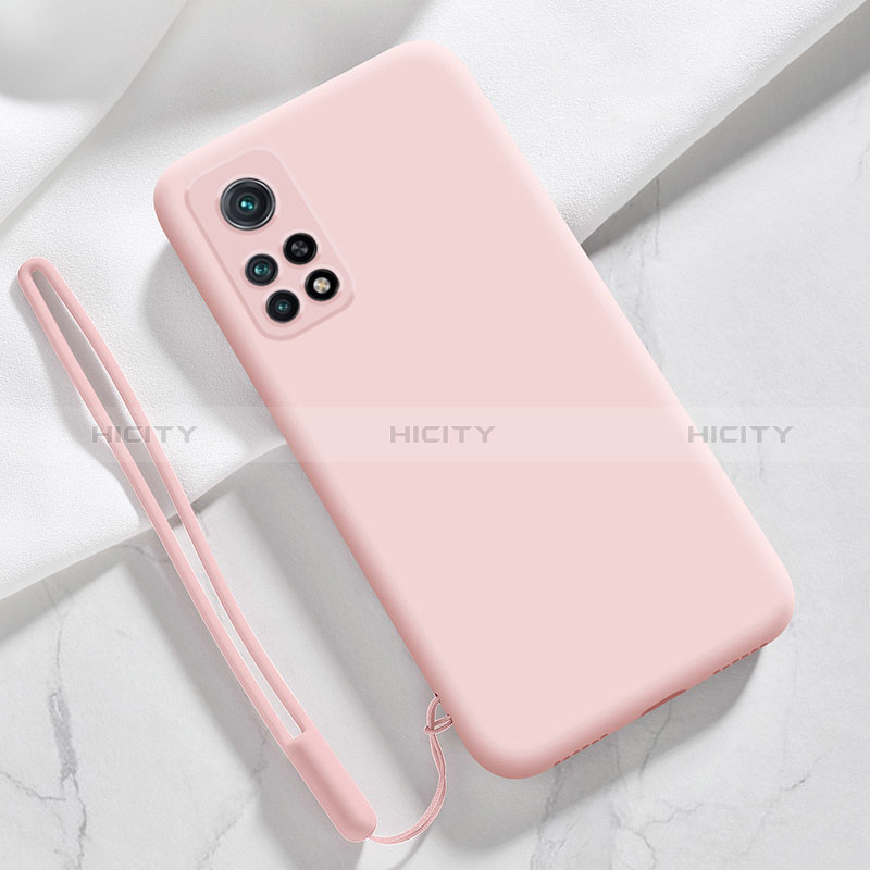 Silikon Hülle Handyhülle Ultra Dünn Flexible Schutzhülle 360 Grad Ganzkörper Tasche YK1 für Xiaomi Mi 10T 5G Rosegold Plus