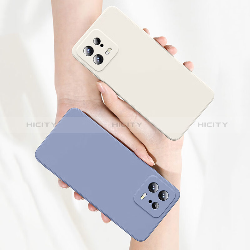 Silikon Hülle Handyhülle Ultra Dünn Flexible Schutzhülle 360 Grad Ganzkörper Tasche YK1 für Xiaomi Mi 13 Pro 5G groß