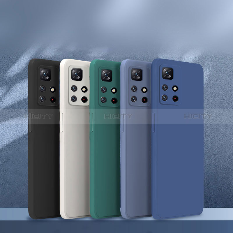 Silikon Hülle Handyhülle Ultra Dünn Flexible Schutzhülle 360 Grad Ganzkörper Tasche YK1 für Xiaomi Poco M4 Pro 5G groß