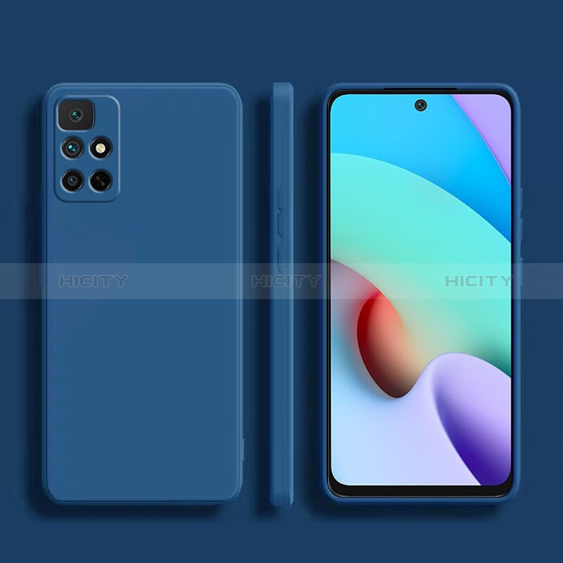 Silikon Hülle Handyhülle Ultra Dünn Flexible Schutzhülle 360 Grad Ganzkörper Tasche YK1 für Xiaomi Redmi Note 11 4G (2022) Blau Plus