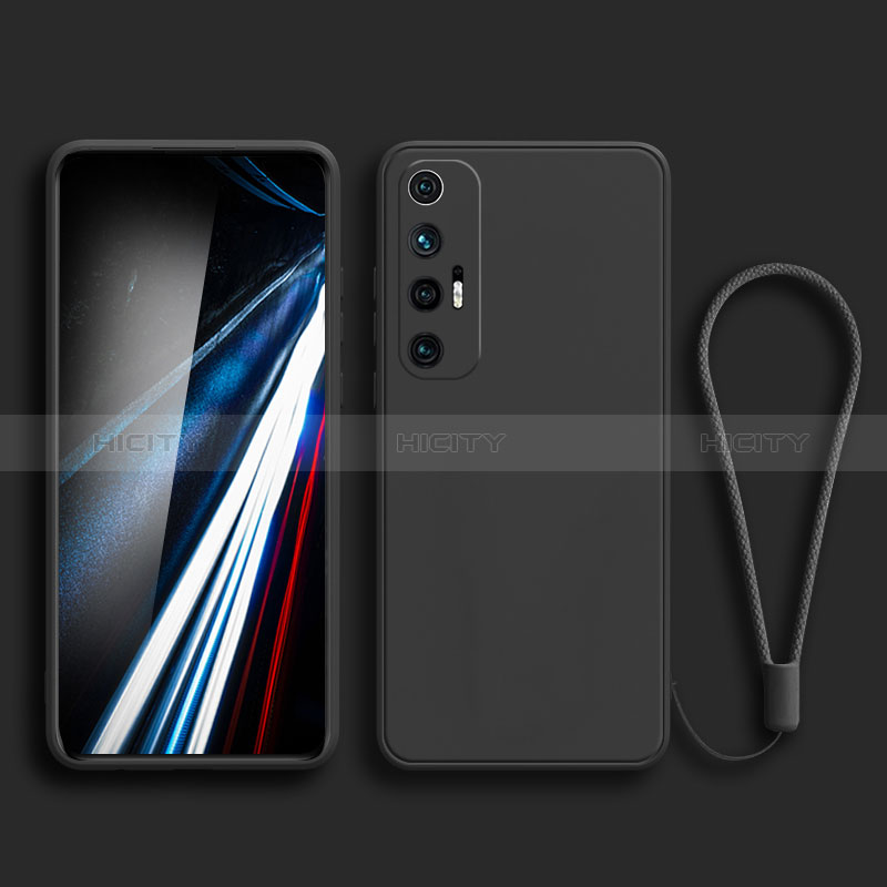 Silikon Hülle Handyhülle Ultra Dünn Flexible Schutzhülle 360 Grad Ganzkörper Tasche YK2 für Xiaomi Mi 10S 5G Schwarz Plus