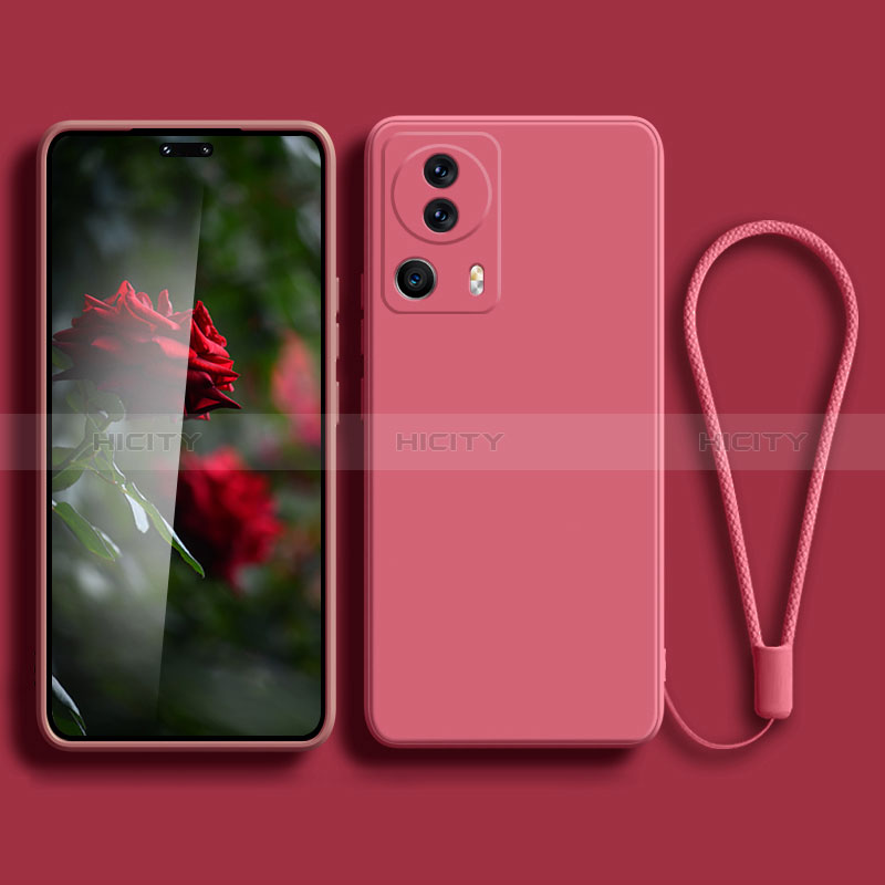 Silikon Hülle Handyhülle Ultra Dünn Flexible Schutzhülle 360 Grad Ganzkörper Tasche YK2 für Xiaomi Mi 12 Lite NE 5G Pink Plus