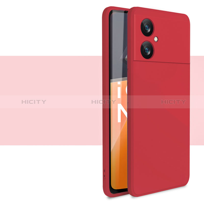 Silikon Hülle Handyhülle Ultra Dünn Flexible Schutzhülle 360 Grad Ganzkörper Tasche YK2 für Xiaomi Redmi Note 11R 5G Rot Plus