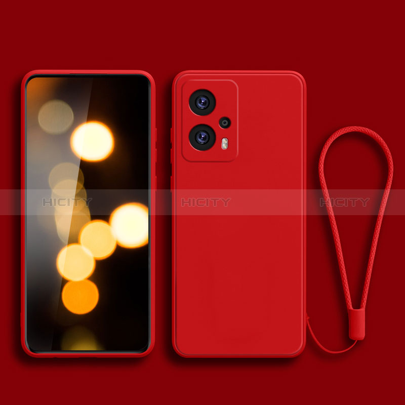 Silikon Hülle Handyhülle Ultra Dünn Flexible Schutzhülle 360 Grad Ganzkörper Tasche YK2 für Xiaomi Redmi Note 11T Pro+ Plus 5G Rot Plus