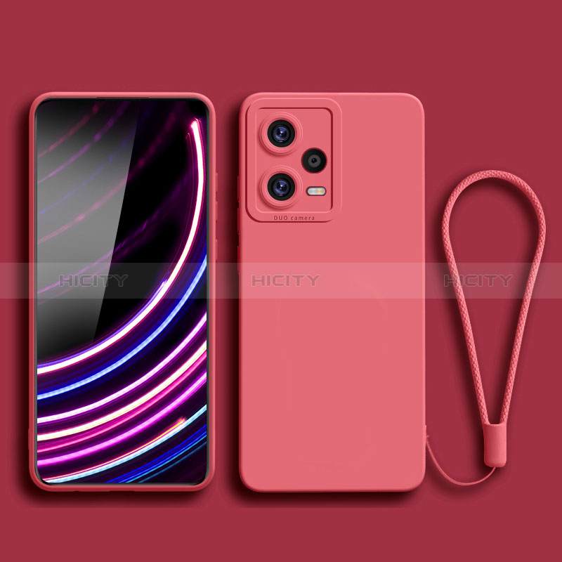 Silikon Hülle Handyhülle Ultra Dünn Flexible Schutzhülle 360 Grad Ganzkörper Tasche YK2 für Xiaomi Redmi Note 12 Explorer Rot Plus