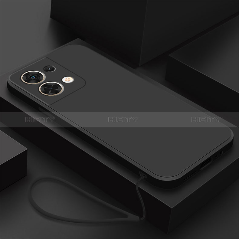 Silikon Hülle Handyhülle Ultra Dünn Flexible Schutzhülle 360 Grad Ganzkörper Tasche YK2 für Xiaomi Redmi Note 13 5G Schwarz