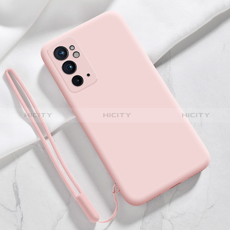 Silikon Hülle Handyhülle Ultra Dünn Flexible Schutzhülle 360 Grad Ganzkörper Tasche YK3 für OnePlus 9RT 5G Rosa