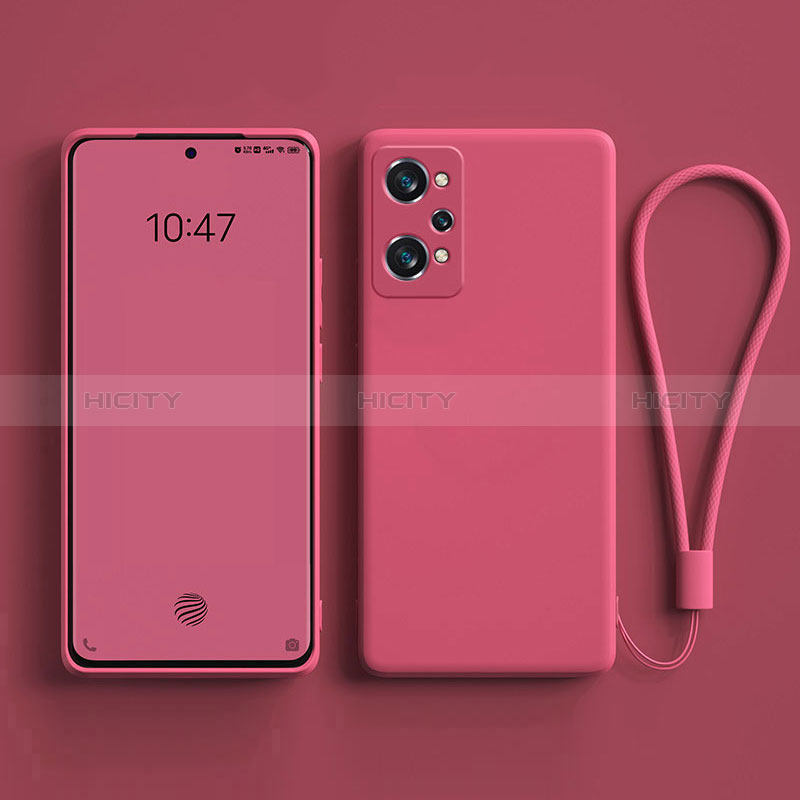 Silikon Hülle Handyhülle Ultra Dünn Flexible Schutzhülle 360 Grad Ganzkörper Tasche YK3 für Realme GT Neo 3T 5G Pink