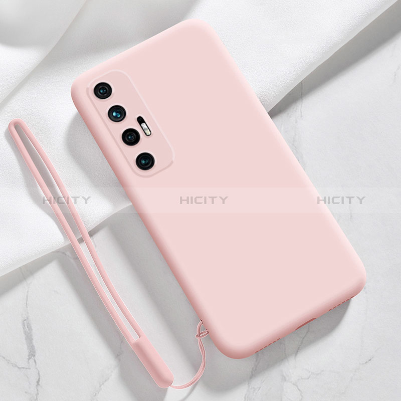 Silikon Hülle Handyhülle Ultra Dünn Flexible Schutzhülle 360 Grad Ganzkörper Tasche YK3 für Xiaomi Mi 10S 5G Rosa