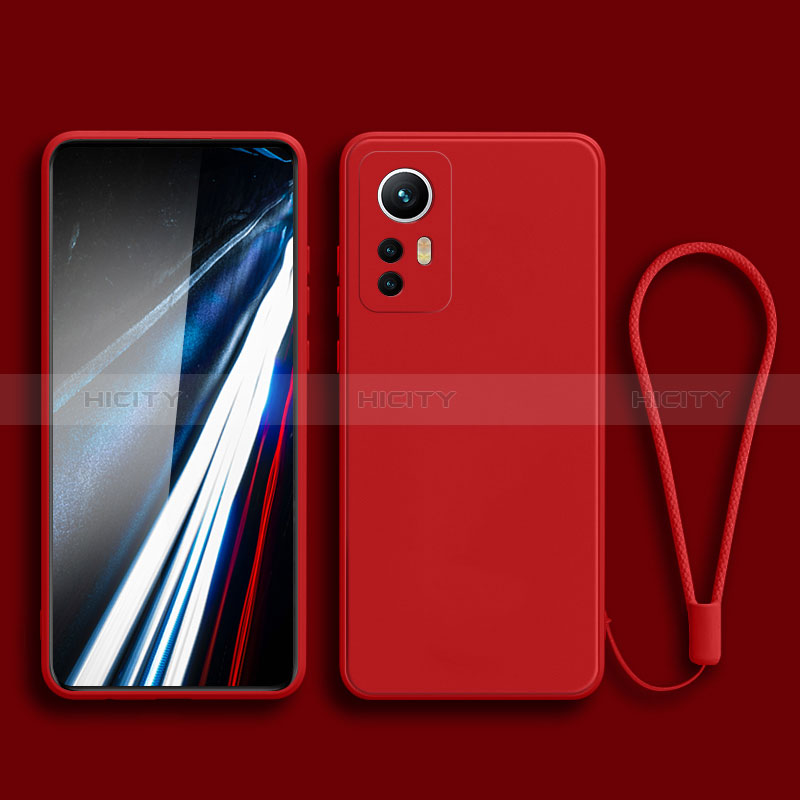 Silikon Hülle Handyhülle Ultra Dünn Flexible Schutzhülle 360 Grad Ganzkörper Tasche YK3 für Xiaomi Mi 12T 5G Rot Plus