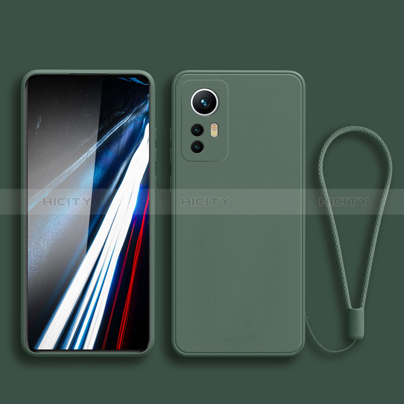 Silikon Hülle Handyhülle Ultra Dünn Flexible Schutzhülle 360 Grad Ganzkörper Tasche YK3 für Xiaomi Mi 12T Pro 5G Grün Plus