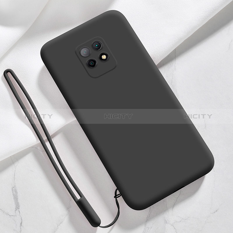 Silikon Hülle Handyhülle Ultra Dünn Flexible Schutzhülle 360 Grad Ganzkörper Tasche YK3 für Xiaomi Redmi 10X Pro 5G Schwarz