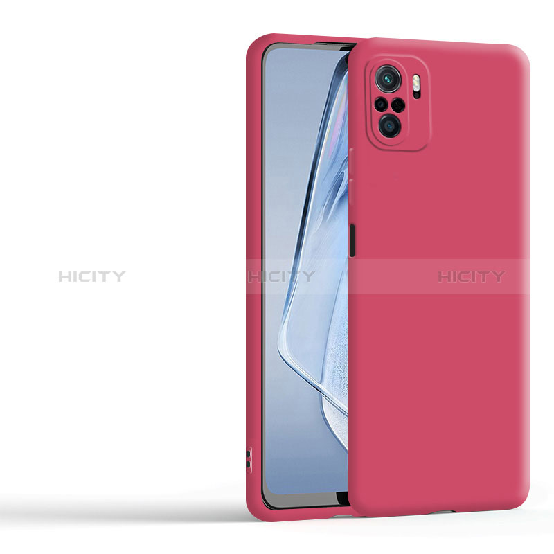 Silikon Hülle Handyhülle Ultra Dünn Flexible Schutzhülle 360 Grad Ganzkörper Tasche YK3 für Xiaomi Redmi K40 Pro 5G Rot