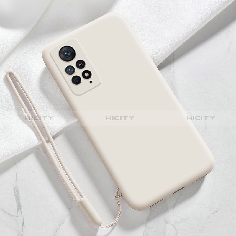 Silikon Hülle Handyhülle Ultra Dünn Flexible Schutzhülle 360 Grad Ganzkörper Tasche YK3 für Xiaomi Redmi Note 11E Pro 5G Weiß