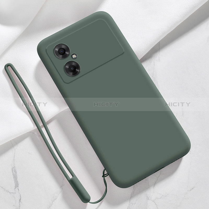 Silikon Hülle Handyhülle Ultra Dünn Flexible Schutzhülle 360 Grad Ganzkörper Tasche YK3 für Xiaomi Redmi Note 11R 5G Nachtgrün