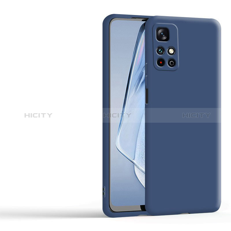 Silikon Hülle Handyhülle Ultra Dünn Flexible Schutzhülle 360 Grad Ganzkörper Tasche YK3 für Xiaomi Redmi Note 11S 4G Blau