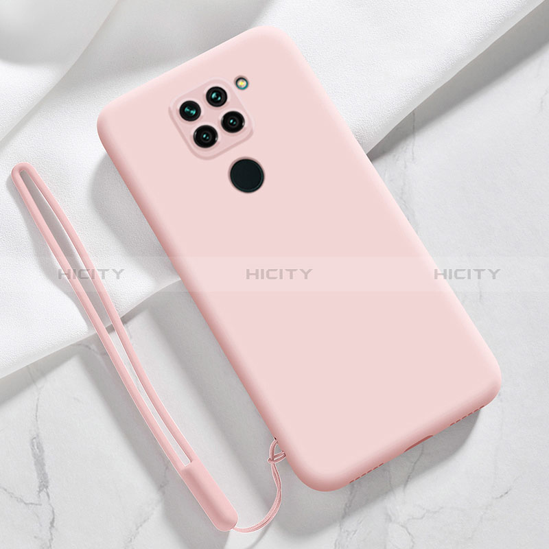 Silikon Hülle Handyhülle Ultra Dünn Flexible Schutzhülle 360 Grad Ganzkörper Tasche YK3 für Xiaomi Redmi Note 9 Rosa Plus