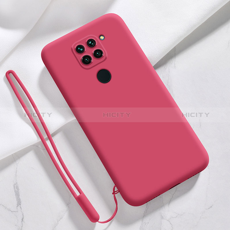 Silikon Hülle Handyhülle Ultra Dünn Flexible Schutzhülle 360 Grad Ganzkörper Tasche YK3 für Xiaomi Redmi Note 9 Rot Plus