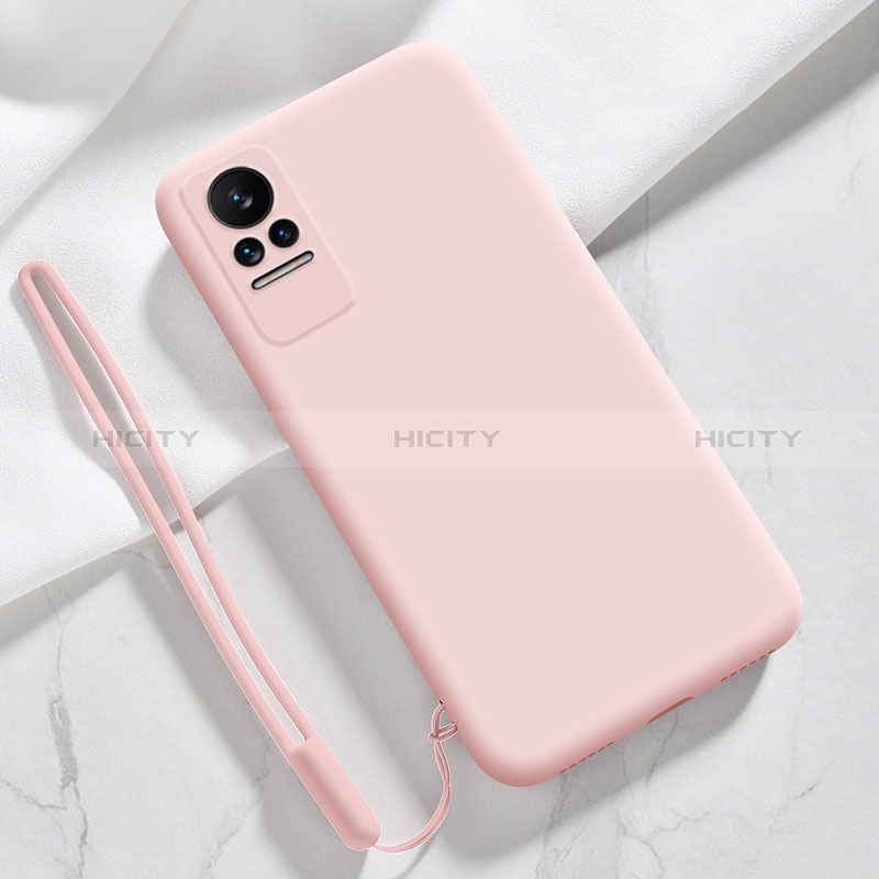 Silikon Hülle Handyhülle Ultra Dünn Flexible Schutzhülle 360 Grad Ganzkörper Tasche YK4 für Xiaomi Civi 5G Rosa