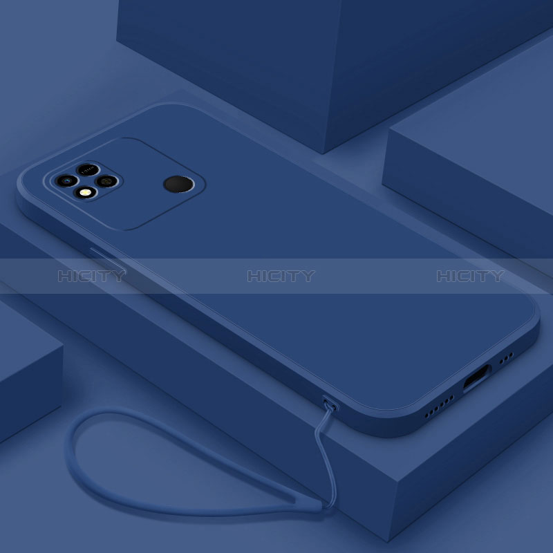 Silikon Hülle Handyhülle Ultra Dünn Flexible Schutzhülle 360 Grad Ganzkörper Tasche YK4 für Xiaomi Redmi 10A 4G Blau