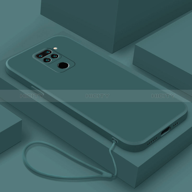 Silikon Hülle Handyhülle Ultra Dünn Flexible Schutzhülle 360 Grad Ganzkörper Tasche YK4 für Xiaomi Redmi 10X 4G Nachtgrün