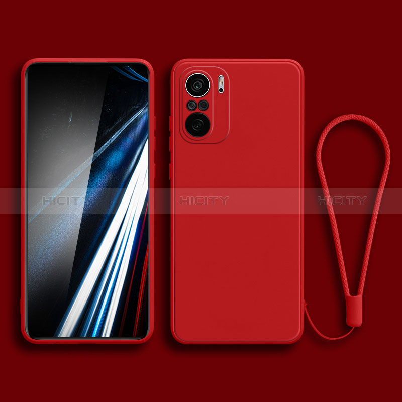 Silikon Hülle Handyhülle Ultra Dünn Flexible Schutzhülle 360 Grad Ganzkörper Tasche YK4 für Xiaomi Redmi K40 Pro 5G Rot