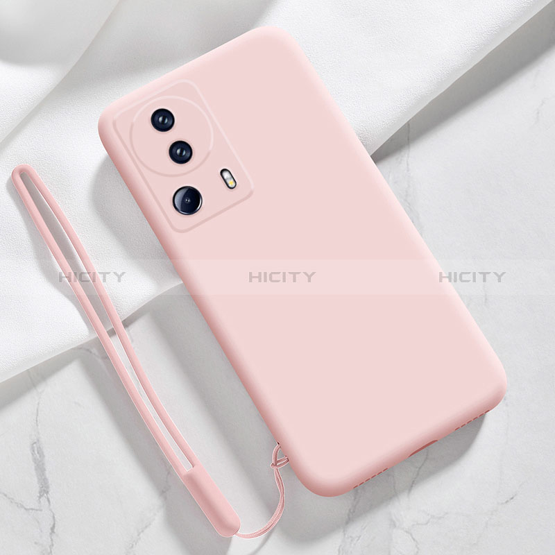 Silikon Hülle Handyhülle Ultra Dünn Flexible Schutzhülle 360 Grad Ganzkörper Tasche YK5 für Xiaomi Mi 12 Lite NE 5G Rosa