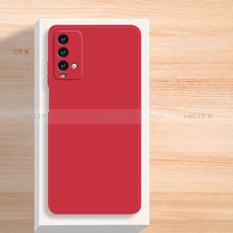 Silikon Hülle Handyhülle Ultra Dünn Flexible Schutzhülle 360 Grad Ganzkörper Tasche YK5 für Xiaomi Redmi 9T 4G Rot Plus