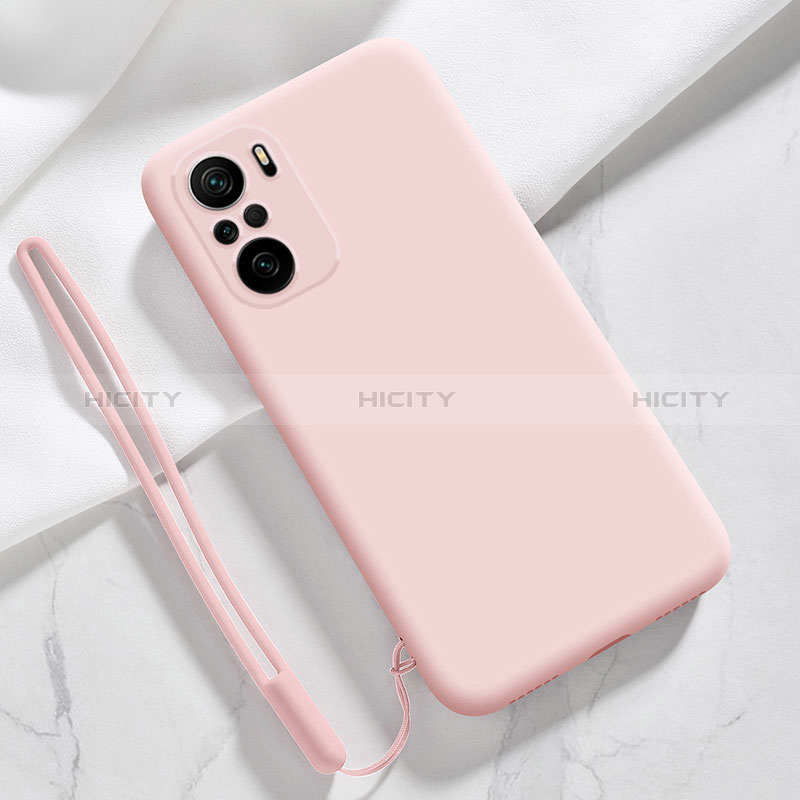 Silikon Hülle Handyhülle Ultra Dünn Flexible Schutzhülle 360 Grad Ganzkörper Tasche YK6 für Xiaomi Mi 11i 5G Rosegold