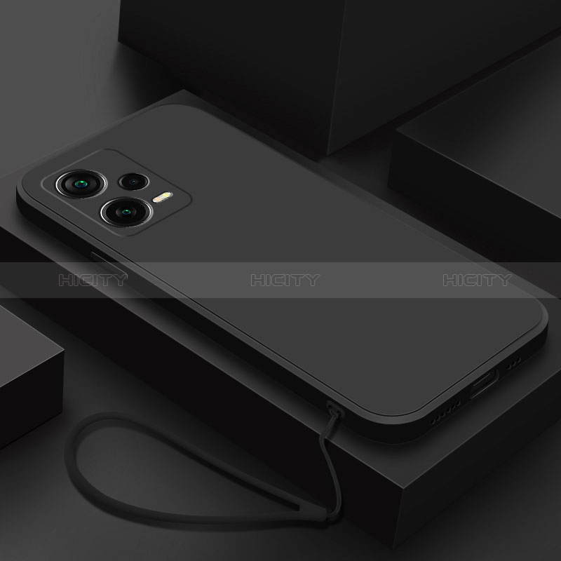 Silikon Hülle Handyhülle Ultra Dünn Flexible Schutzhülle 360 Grad Ganzkörper Tasche YK6 für Xiaomi Poco X5 5G Schwarz Plus