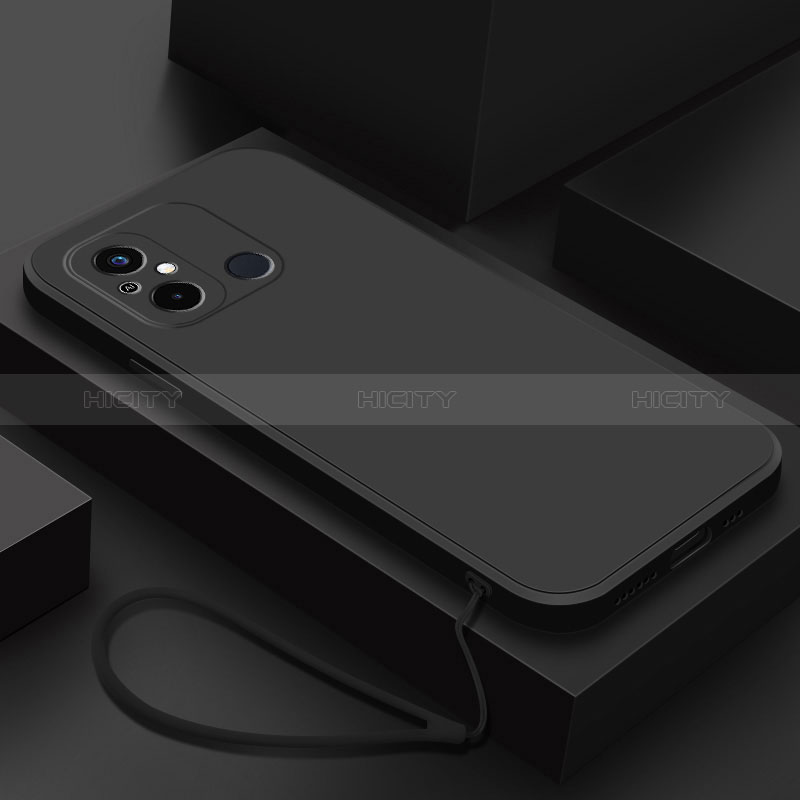 Silikon Hülle Handyhülle Ultra Dünn Flexible Schutzhülle 360 Grad Ganzkörper Tasche YK6 für Xiaomi Redmi 11A 4G Schwarz