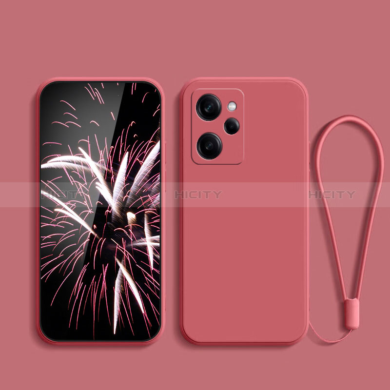 Silikon Hülle Handyhülle Ultra Dünn Flexible Schutzhülle 360 Grad Ganzkörper Tasche YK7 für Xiaomi Poco X5 Pro 5G Rot Plus