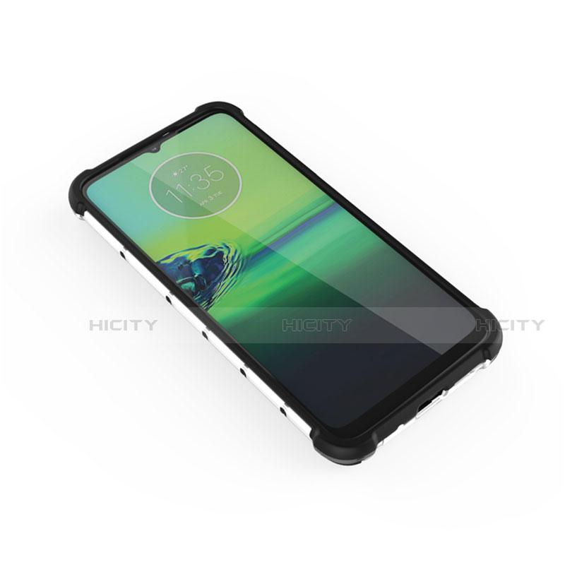 Silikon Hülle Handyhülle Ultra Dünn Flexible Schutzhülle Tasche S01 für Motorola Moto G8 Play