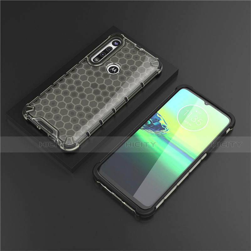 Silikon Hülle Handyhülle Ultra Dünn Flexible Schutzhülle Tasche S01 für Motorola Moto G8 Play