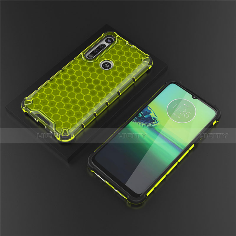 Silikon Hülle Handyhülle Ultra Dünn Flexible Schutzhülle Tasche S01 für Motorola Moto G8 Play