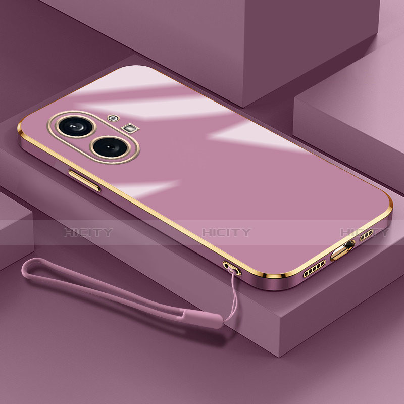 Silikon Hülle Handyhülle Ultra Dünn Flexible Schutzhülle Tasche S01 für Nothing Phone 1 Violett