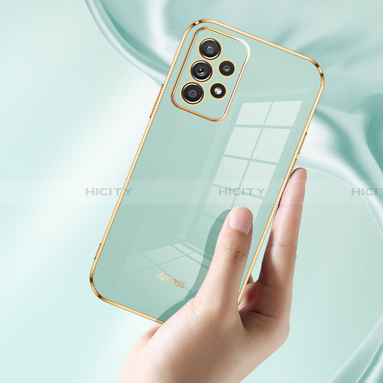 Silikon Hülle Handyhülle Ultra Dünn Flexible Schutzhülle Tasche S01 für Samsung Galaxy A13 4G groß