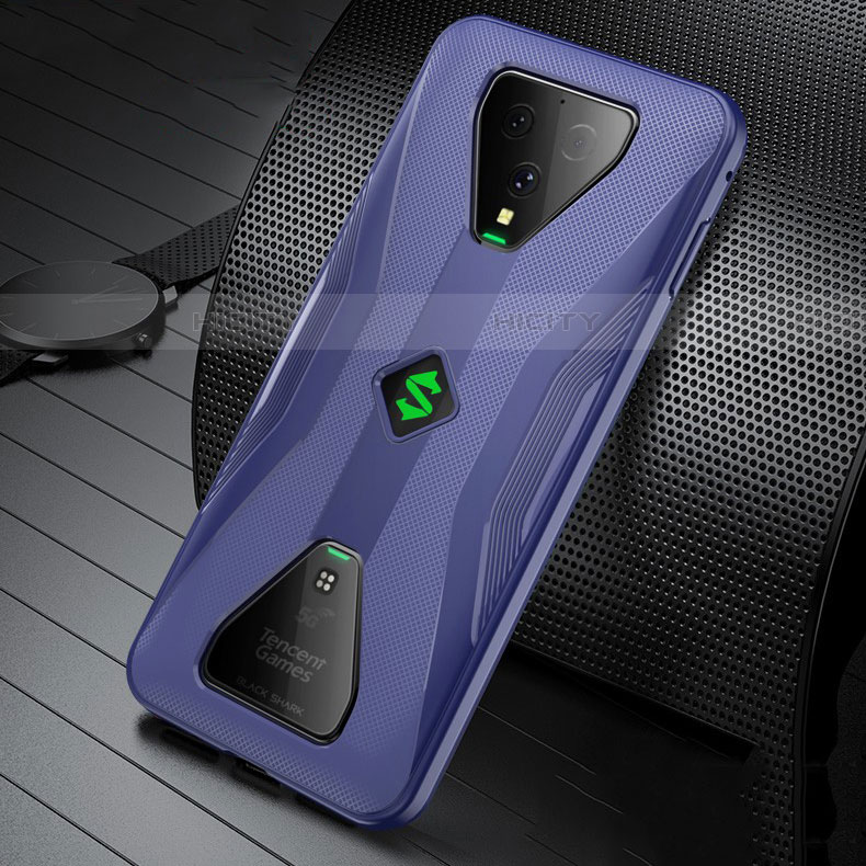 Silikon Hülle Handyhülle Ultra Dünn Flexible Schutzhülle Tasche S01 für Xiaomi Black Shark 3 Pro Blau Plus