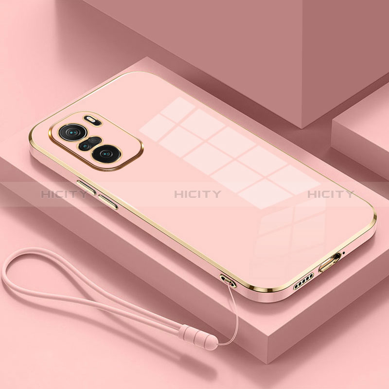 Silikon Hülle Handyhülle Ultra Dünn Flexible Schutzhülle Tasche S01 für Xiaomi Mi 11i 5G Rosa