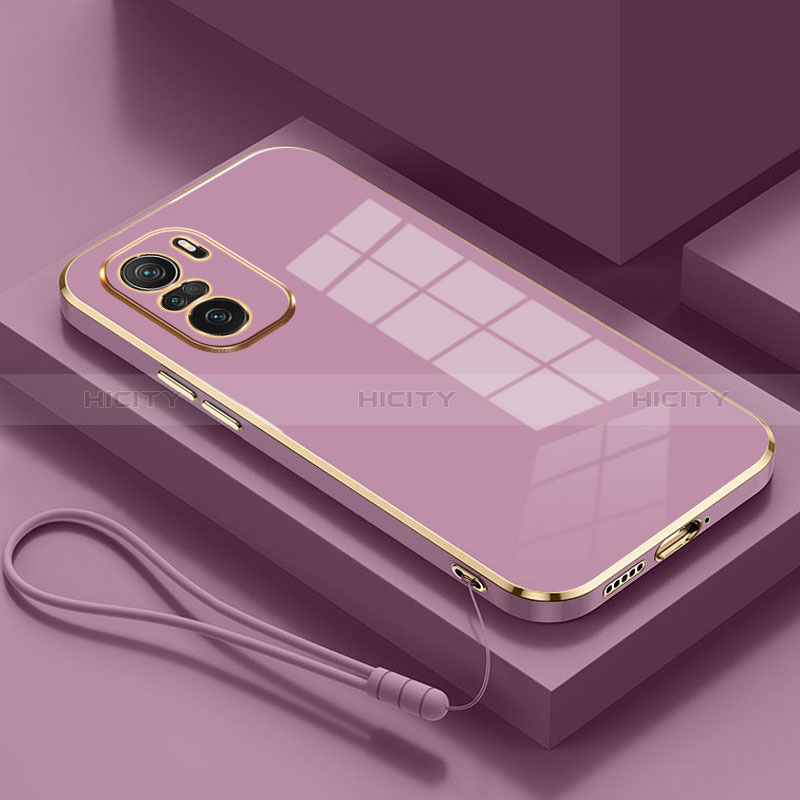 Silikon Hülle Handyhülle Ultra Dünn Flexible Schutzhülle Tasche S01 für Xiaomi Mi 11X 5G Violett Plus